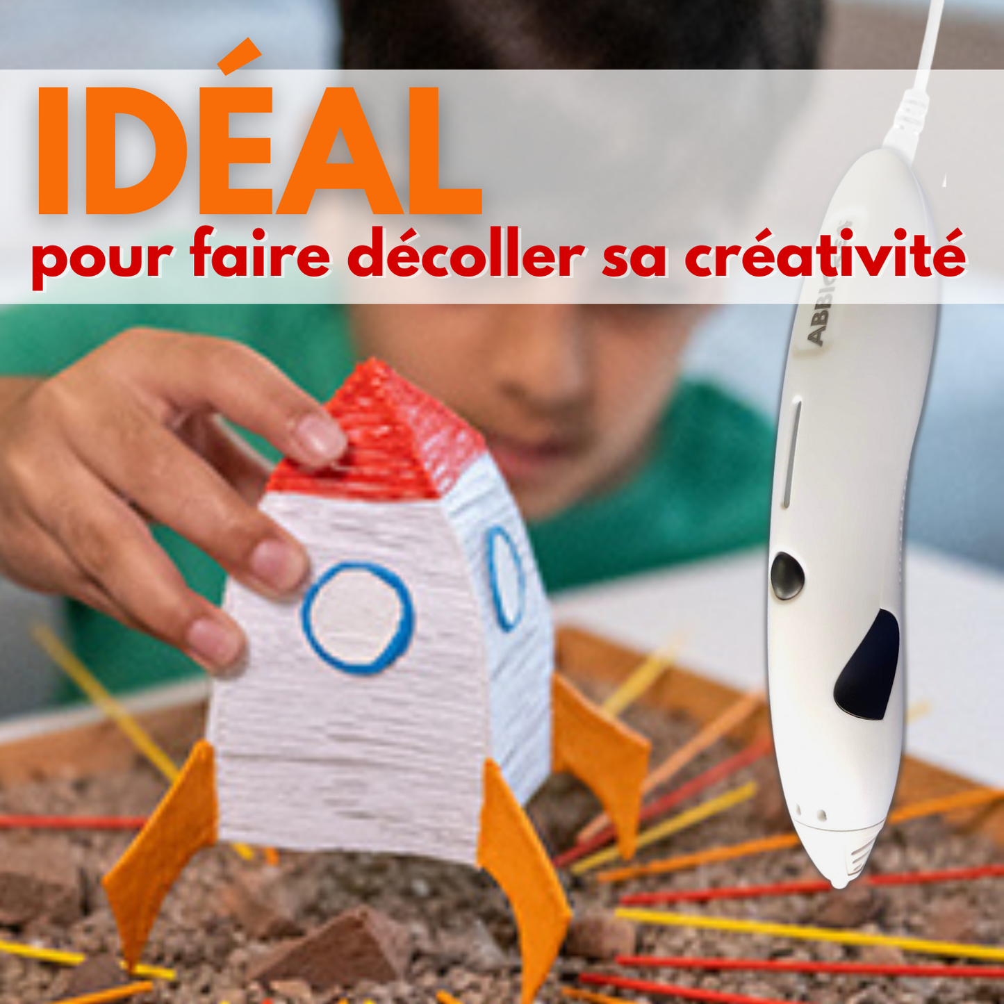 Stylo 3D ABBICREA Basse température