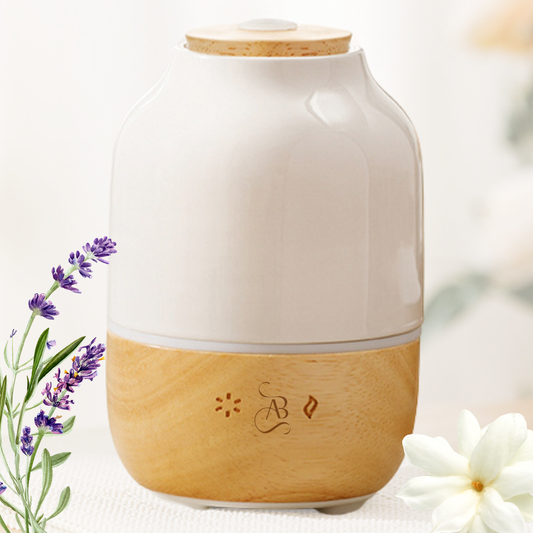 Diffuseur d’Huiles Essentielles Ultrasonique LED – Brume Relaxante & Ambiance Zen