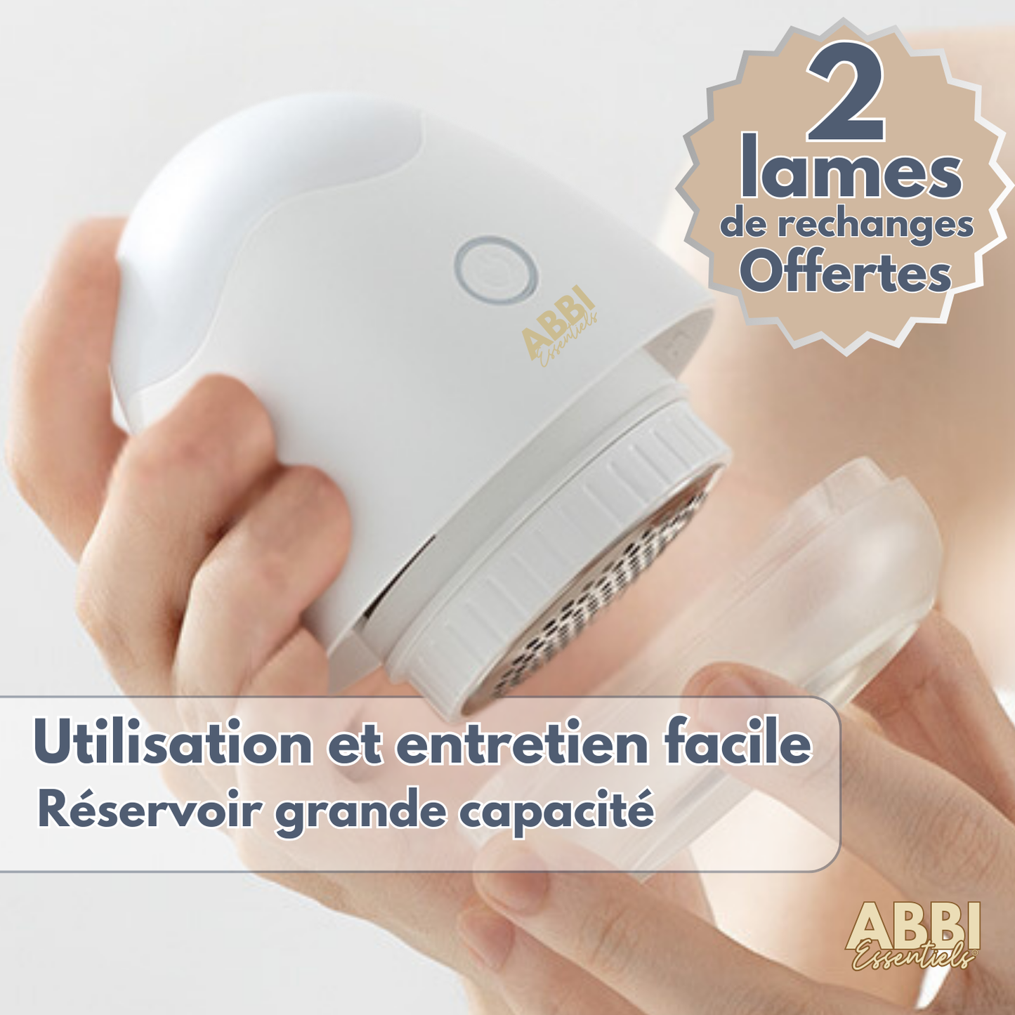 Rasoir Anti-Bouloche Rechargeable USB  ABBI Essentiels