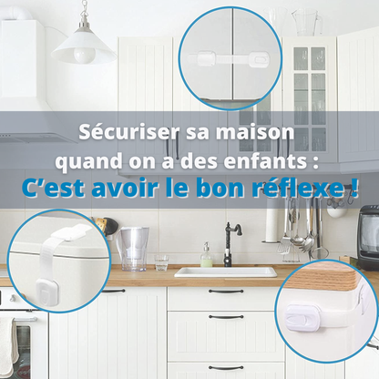 Bloque Porte Sécurité Bébé – Kit Sécurité Enfant 8 ou 14 Pièces